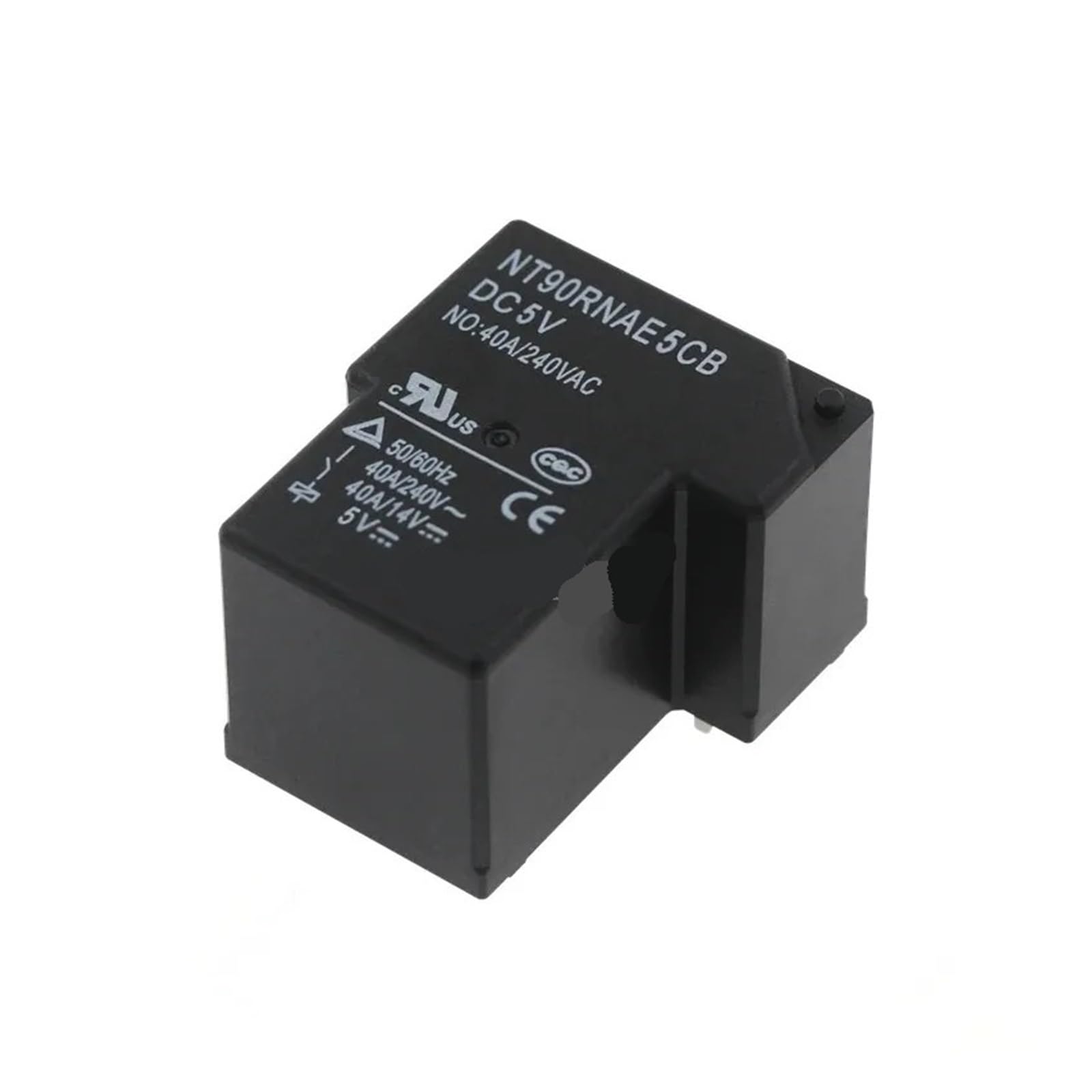 ICXLPMC 1Pcs Relay NT90RNAE5CB 4Pin 40A 5V Power Relay