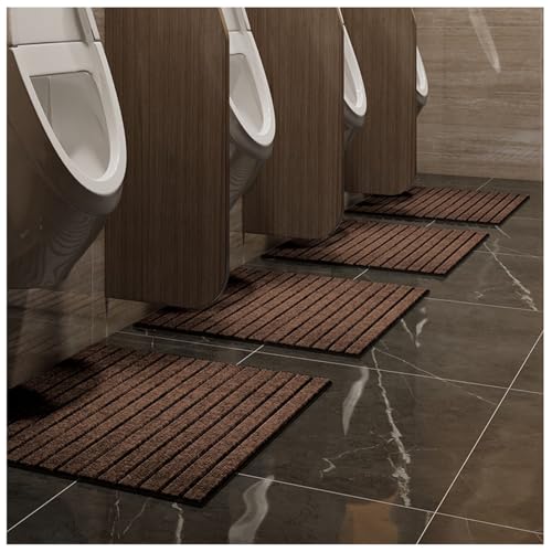 Generico 4 pz Commerciale orinatoio tappetini orinatoio pastiglie, Antiscivolo orinatoio Pavimento Pads Acqua-Assorbente pipì Pad, Bagno Riutilizzabile orinatoio Tappetino WC Piano Protector