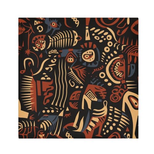 Servilletas de Tela con Patrón Africano 6pz 50x50 cm miniatura 1