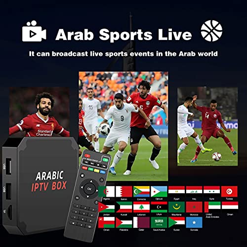 Bomix New Arabic Iptv Arab Box. Quad Core Arm Cortex A53 4K Video Supported #TOP2