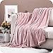 Topfinel Manta de Forro Polar de Edredón Sobrecama y Cubremanta Cálida Manta Infantil para Todas Las Estaciones en Microfibra Suave Rosa 130x150cm