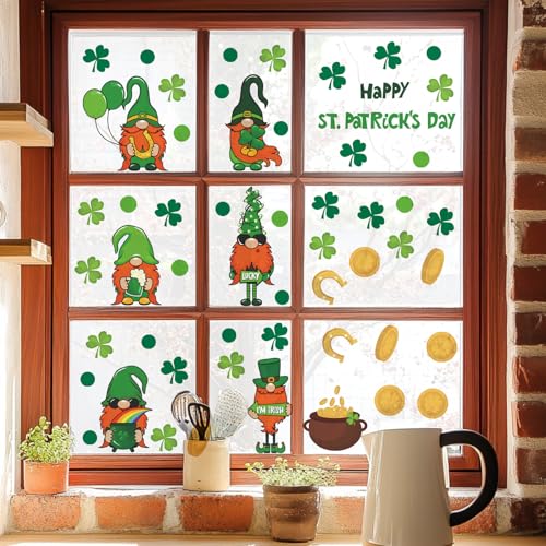 Vinilos decorativos St. Patrick's Day con duende y trébol miniatura 6