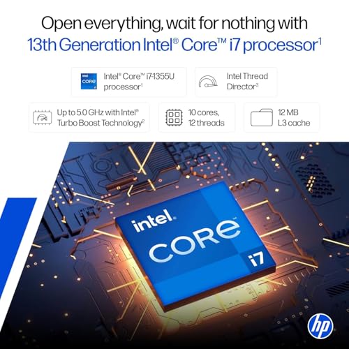 Image of HP Premium EP Series (Intel 13th Gen Core i7-1355U, 16GB RAM, 512GB SSD, Win 11, MS Office 2024, Backlit KB, FHD Camera, 14'' /35.6cm Anti-Glare Micro-Edge Display, Lightweight 1.4kg, Silver) EP0159TU