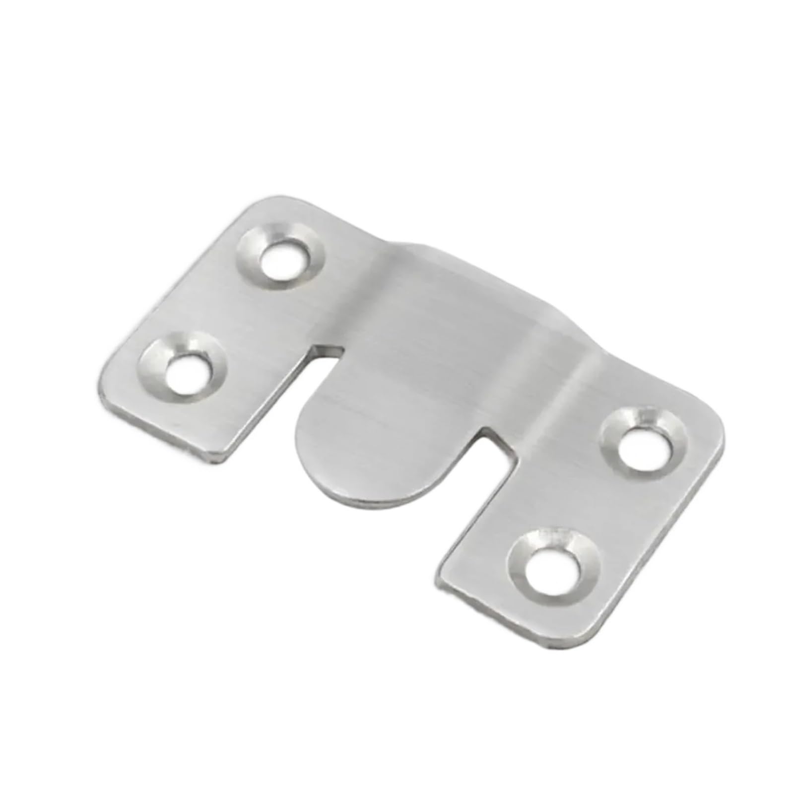 Kxaoxgrc Silver Stainless Interlocking Flush Mount Brackets, 20 Pcs Steel Flush Mount Picture Hanger Brackets