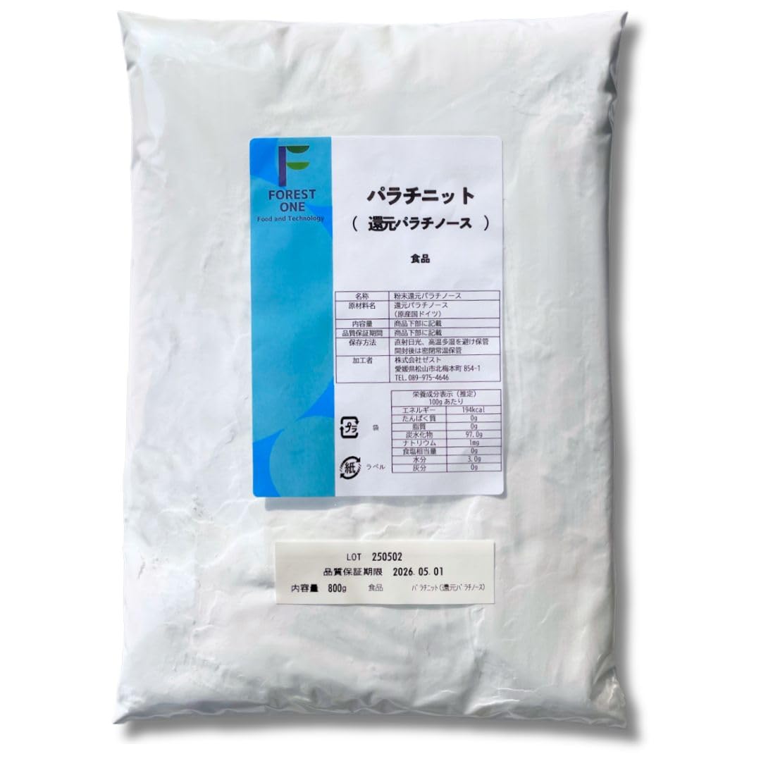 Amazon.co.jp: 粉末 パラチニット 還元パラチノース (800g) 業務用