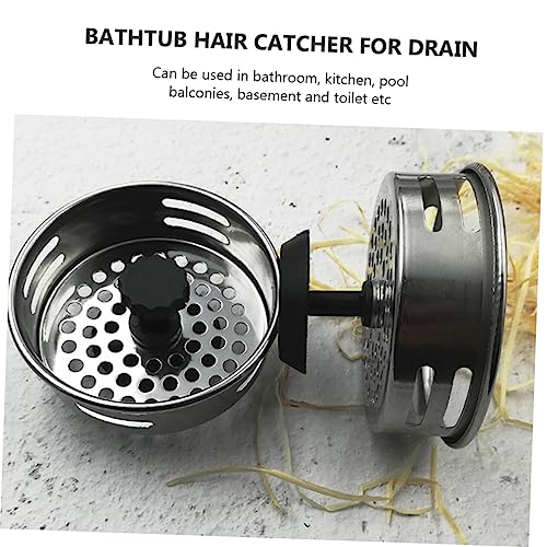 Filtro para desagüe de lavabo de baño STOBOK 4 piezas miniatura 5