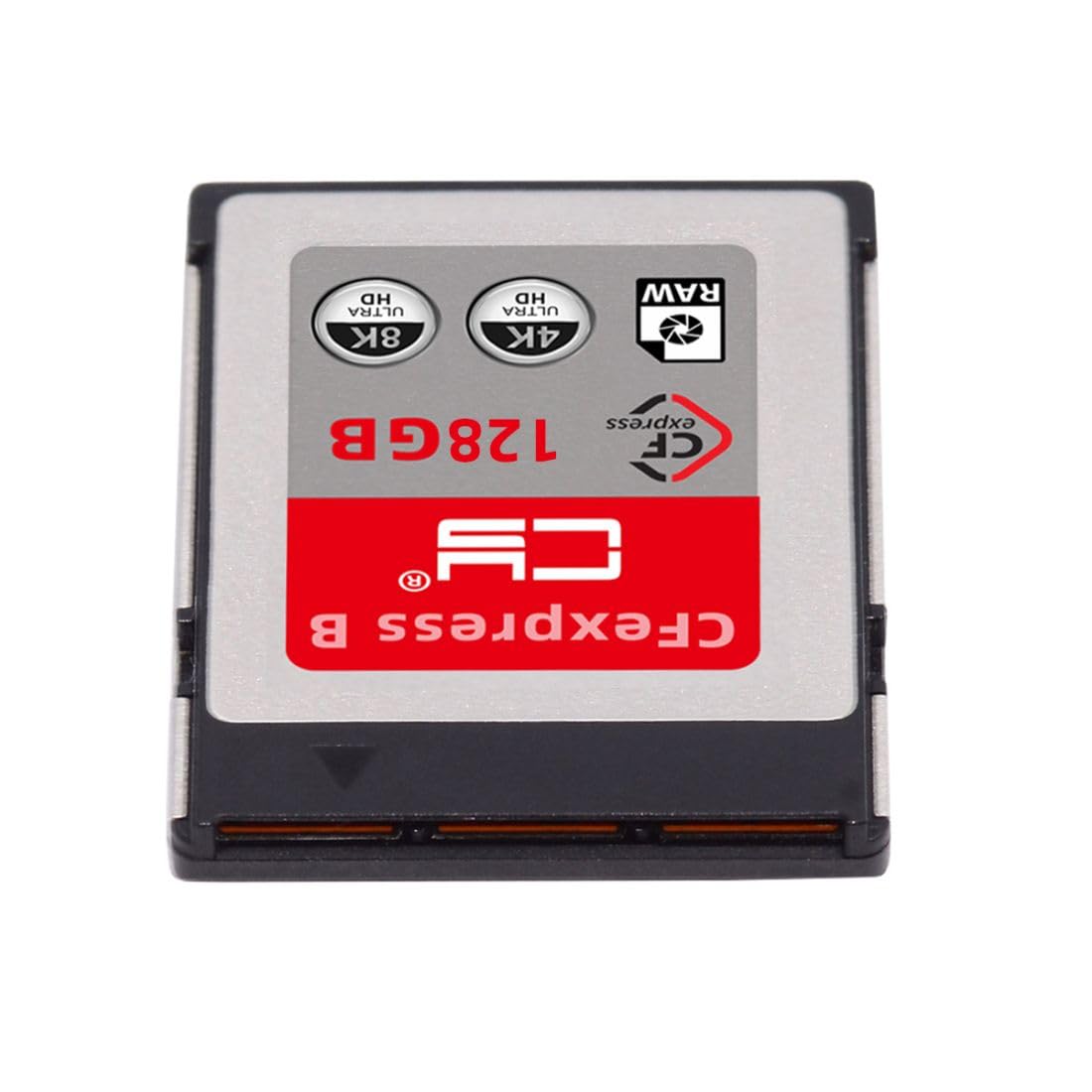 Chenyang CFexpress - Scheda di memoria di tipo B da 128 GB per fotocamera XS 4K/8 K RAW PCIe, CY-SA-079-128G