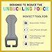 Bucklebee Easy Car Seat Buckle Release Aid for Children Unbuckle Car Seat Release Tool - Button Pusher - Opener for Nails (1 Pack Gray)