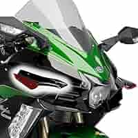 ninja h2 ウイングレット Amazon.com: Powersportster Winglets Carbon Fiber Upper