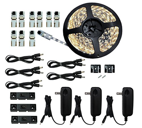 Inspired LED - Light Strip - Cut and Connect Kit - Super Bright Cool White 6000K - 39.5 ft / 12M...