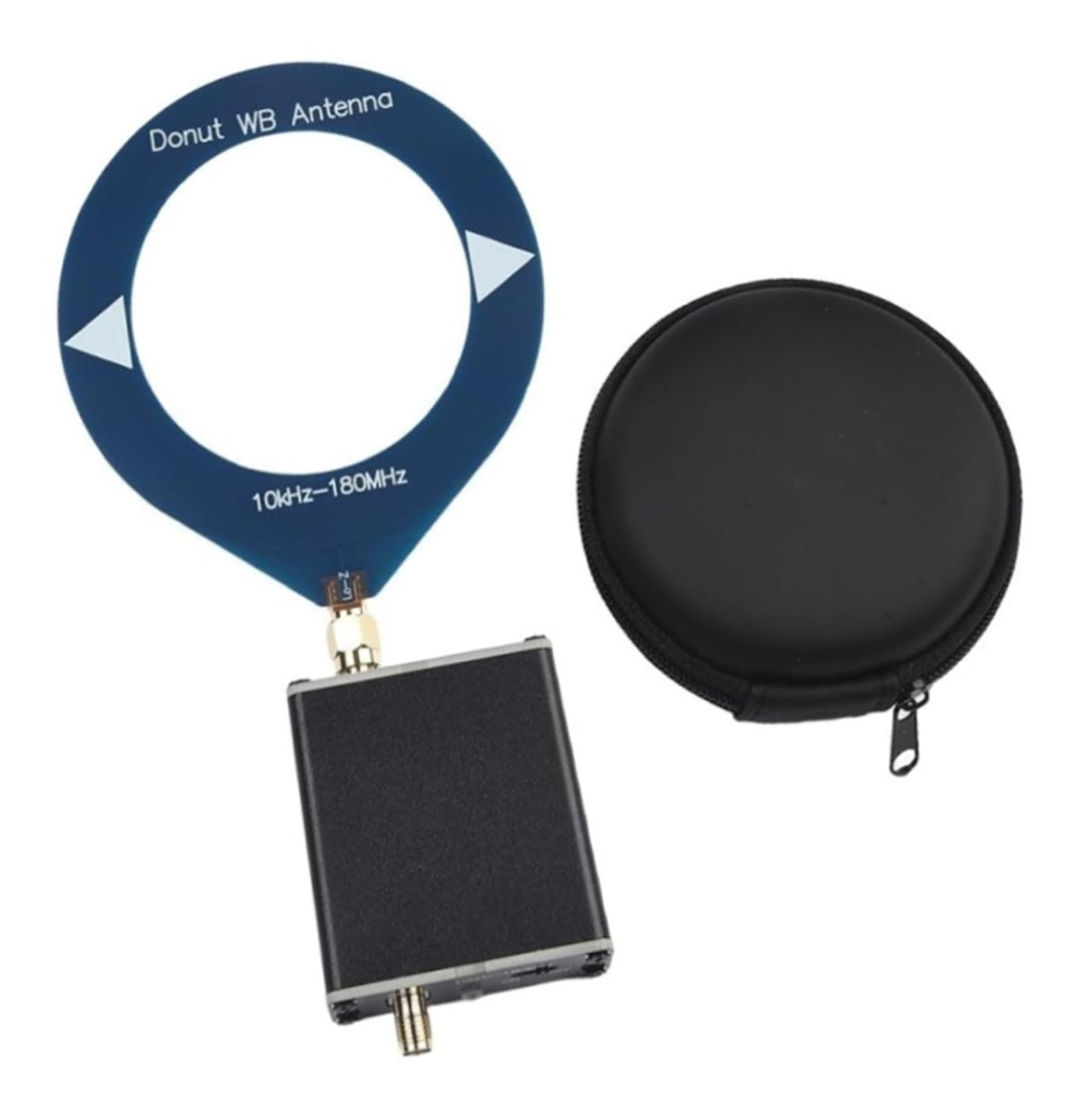Donut Loop for antena for receptores HF MW SW, rango de frecuencia de 10 kHz-180 con convertidor de baja impedancia for Malahit DSP2 y otras radios