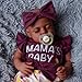 BABESIDE Lifelike Reborn Baby Dolls Black - 20-Inch Baby-Soft Body Realistic-Newborn Baby Doll African American Real Life Baby Dolls Cloth Body with Toy & Gift Box for Kids Age 3+
