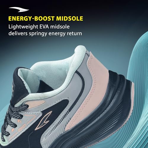Image of ASIAN Olivia-13 Women's Running Shoes | Knit Mesh Walking Sneakers with Stylish Design, Bouncy Midsole & Steady Outsole | Lightweight Comfort, Travel & Work