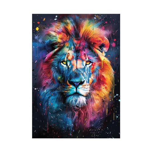 Peinture animale sur toile 80x120cm pour embellir une chambre