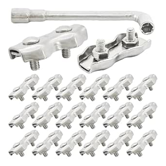 Manufacturing Hot Sale Stainless Steel Duplex Wire Rope Clips 2-10mm Wire Clamp - Industrial - View #6