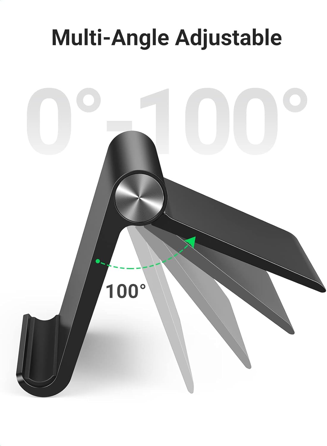 UGREEN Tablet Stand Holder Adjustable Protable Desktop Holder Dock Compatible for iPad 10.2 iPad Pro 11 Inch iPad 9.7 iPad Mini 5 4 3 2 iPad Air Nintendo Switch iPhone 13 12 Pro Max 11 XS XR Black : Electronics