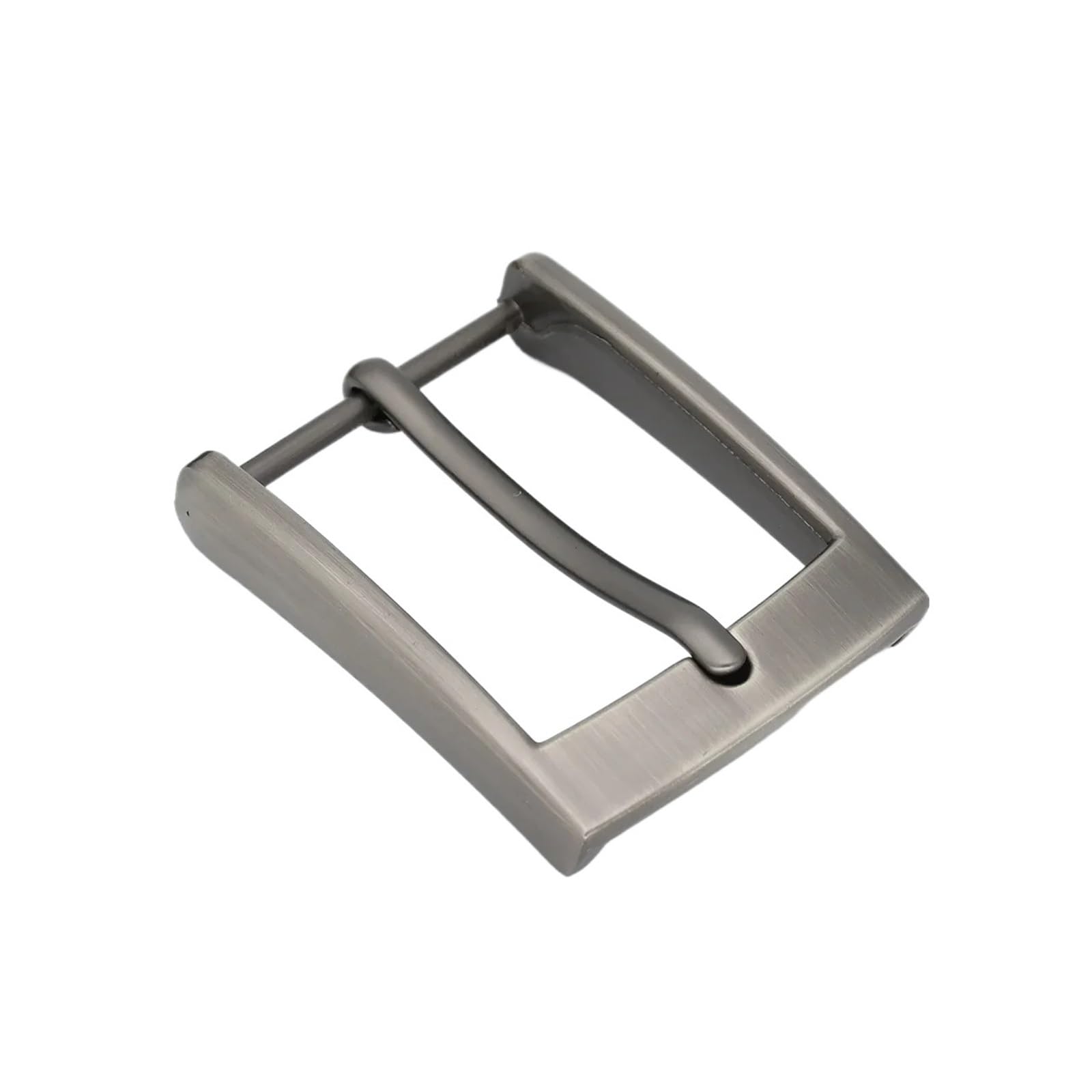HEXHUASR 1piece 35mm Belt Buckle Matte Brushed Metal Pin Buckle Leather Craft Waistband Belt Parts Accessories Fit for 33mm-34mm Strap