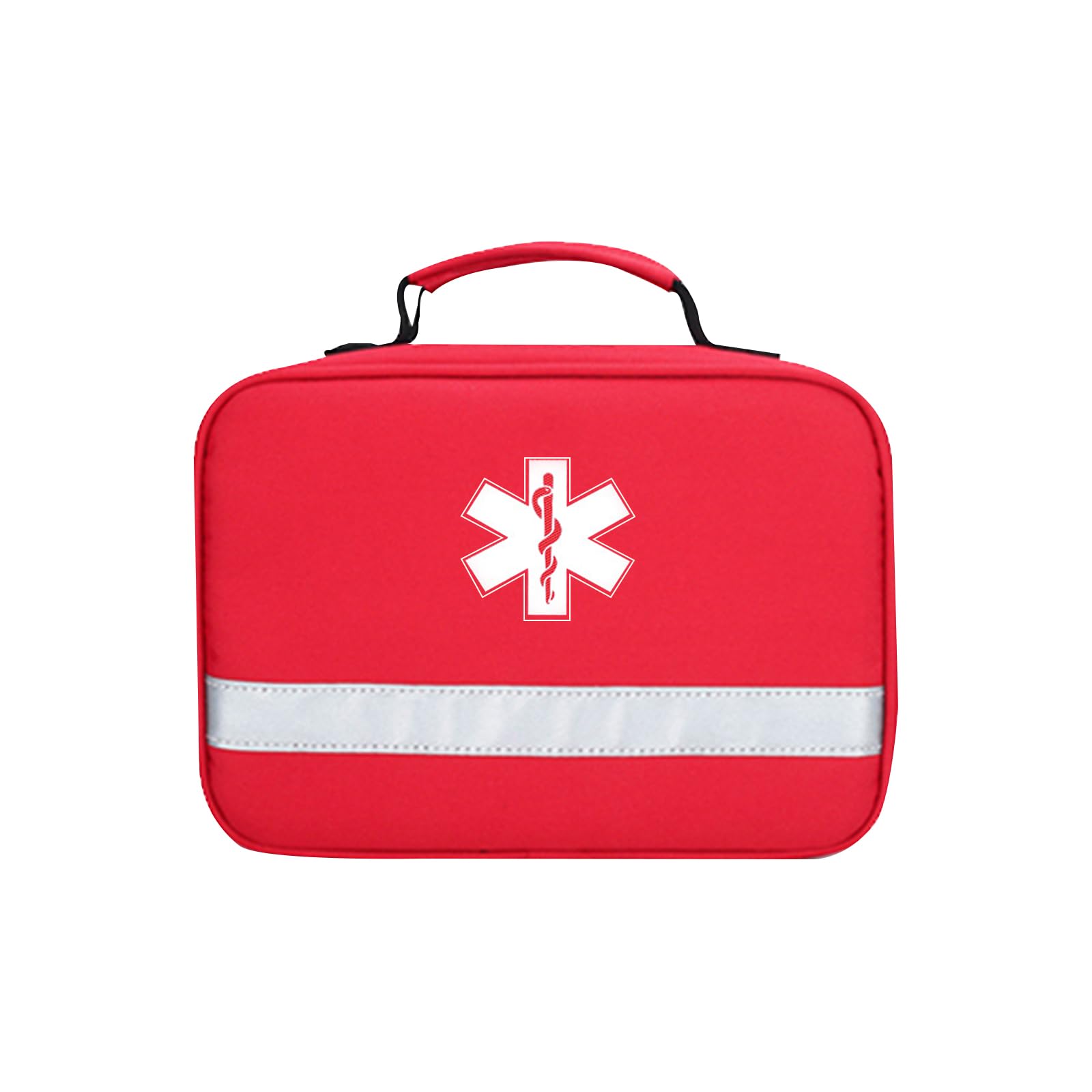 Borsa di primo soccorso professionale vuota, kit di primo soccorso isolato con divisori, impermeabile, per casa, ufficio, auto, escursionismo, borsa medica di emergenza portatile (solo borsa)