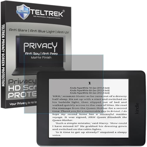 Image of Privacy Matte Anti Peep Screen Guard Compatible With 6 Inch Tablet Kindle Paperwhite 7th Gen 2015 / 6th Gen 2013 / 5th Gen 2012 Tab (6 inch InchTab) Not a Tempered Glass Screen Protector