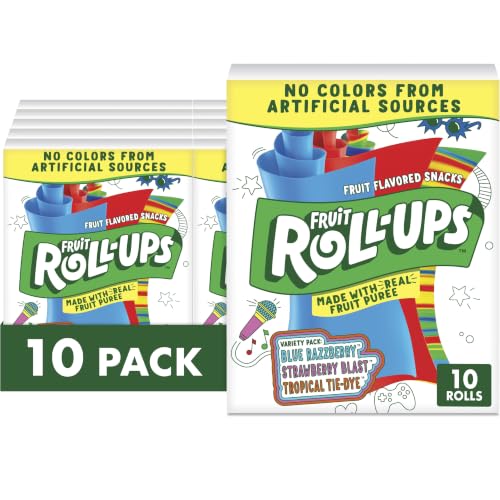 Fruit Roll-Ups Fruit Flavored Snacks, Variety...