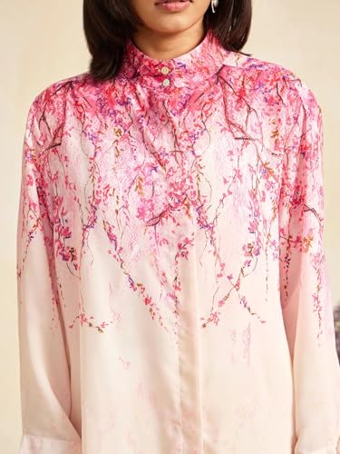 Image of NAINVISH Regular Fit Shirt for Women | Shirt for Women Stylish Shirts for Women Office Wear | Cotton Blend Shirts for Women
