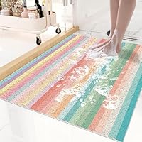 Pevfeciy Douchemat Antislip 75x100 cm eenvoudig Antislip Douchemat Zacht en Comfortabel PVC,Hoge doorlatendheid,Voor moderne badkamers