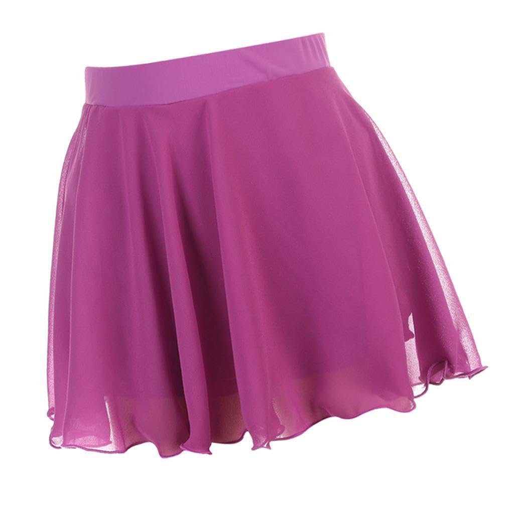 Abito da pattinaggio sul ghiaccio da donna, gonna leggera, morbido e traspirante, abbigliamento protettivo per pattinaggio sul ghiaccio, abito da