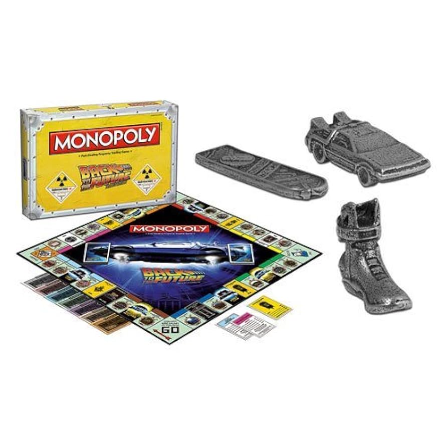 Amazon.co.jp: Back to the Future Monopoly Board Game BTTF