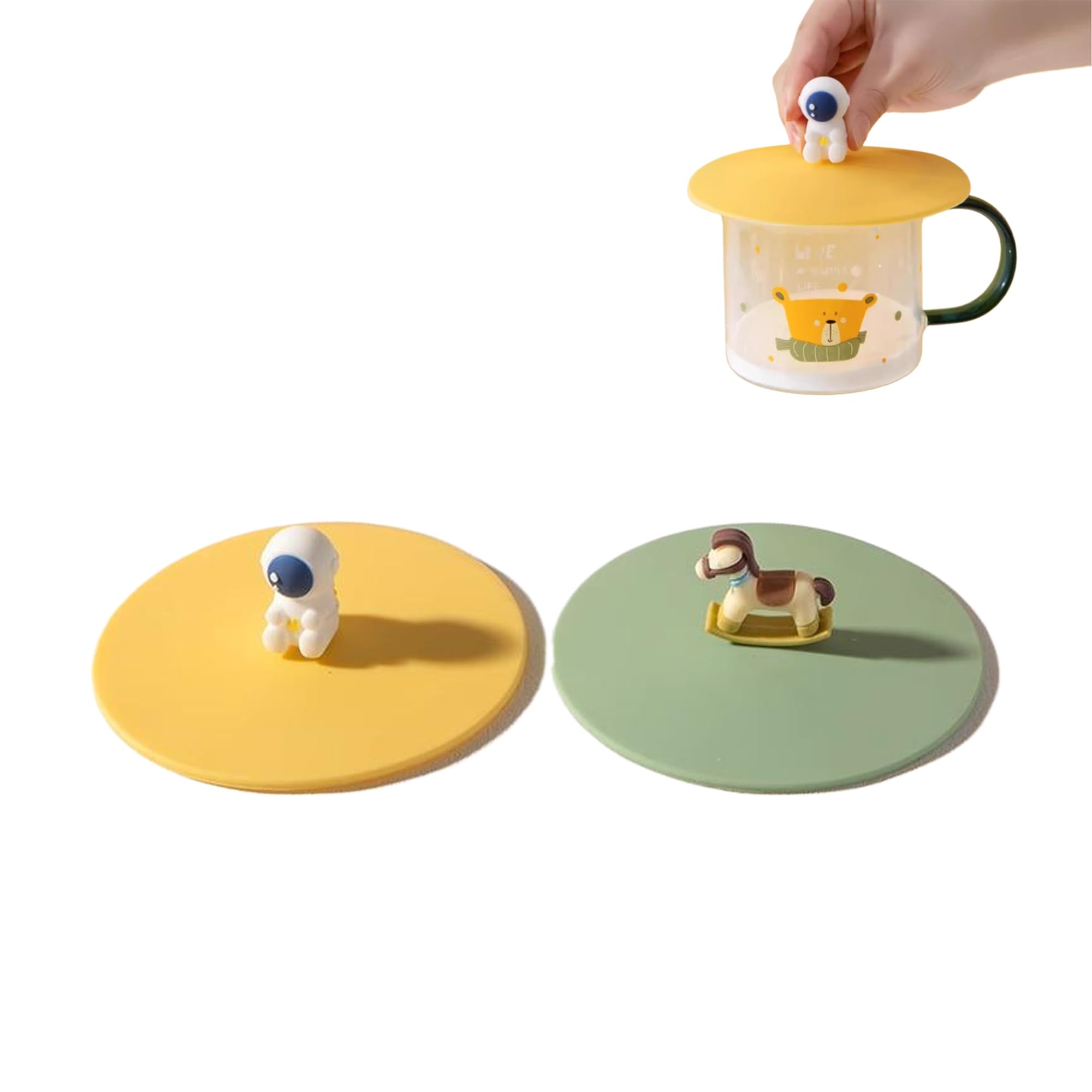 Amazon｜BLOOPIC カップカバー 2個セット マグカップ 蓋
