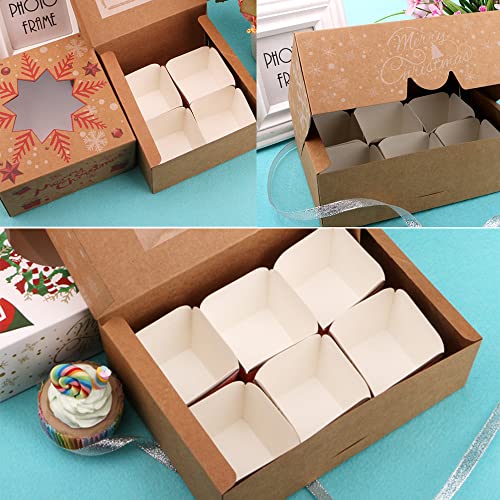 Confezione da 12 scatole per biscotti natalizi