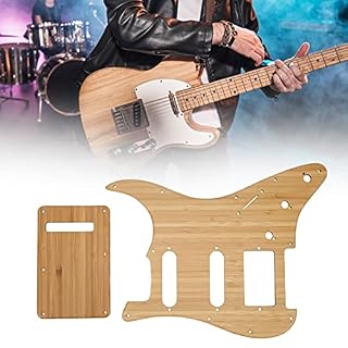 Pickguard de guitare, plaque à gratter pour guitares de couleur primaire en bambou solide avec couvercle arrière à vis… - Les Beatles, Paul McCartney, John Lennon, RIngo Starr, George Harrison Pickguard de guitare, plaque à gratter pour guitares de couleur primaire en bambou solide avec couvercle arrière à vis… – Image 2
