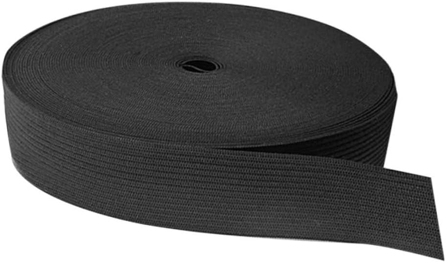 1Roll Meters Flat Elastic Band Wide Durable Stretch Bands for Sewing DIY Projects Clothing Accessories Made From Quality for Wigs Pants and Sportswear