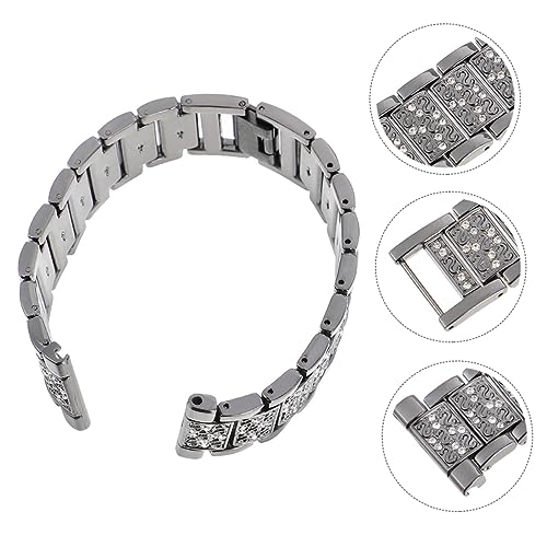 Rhinestone Watch Band Replacement Strap for Wristband Accessories Stylish Dress Up Strap Compatible for4