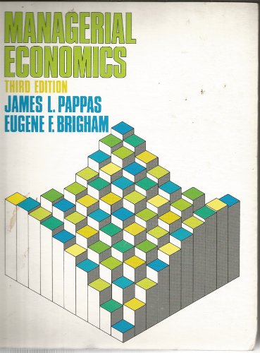 Managerial economics 0030451264 Book Cover