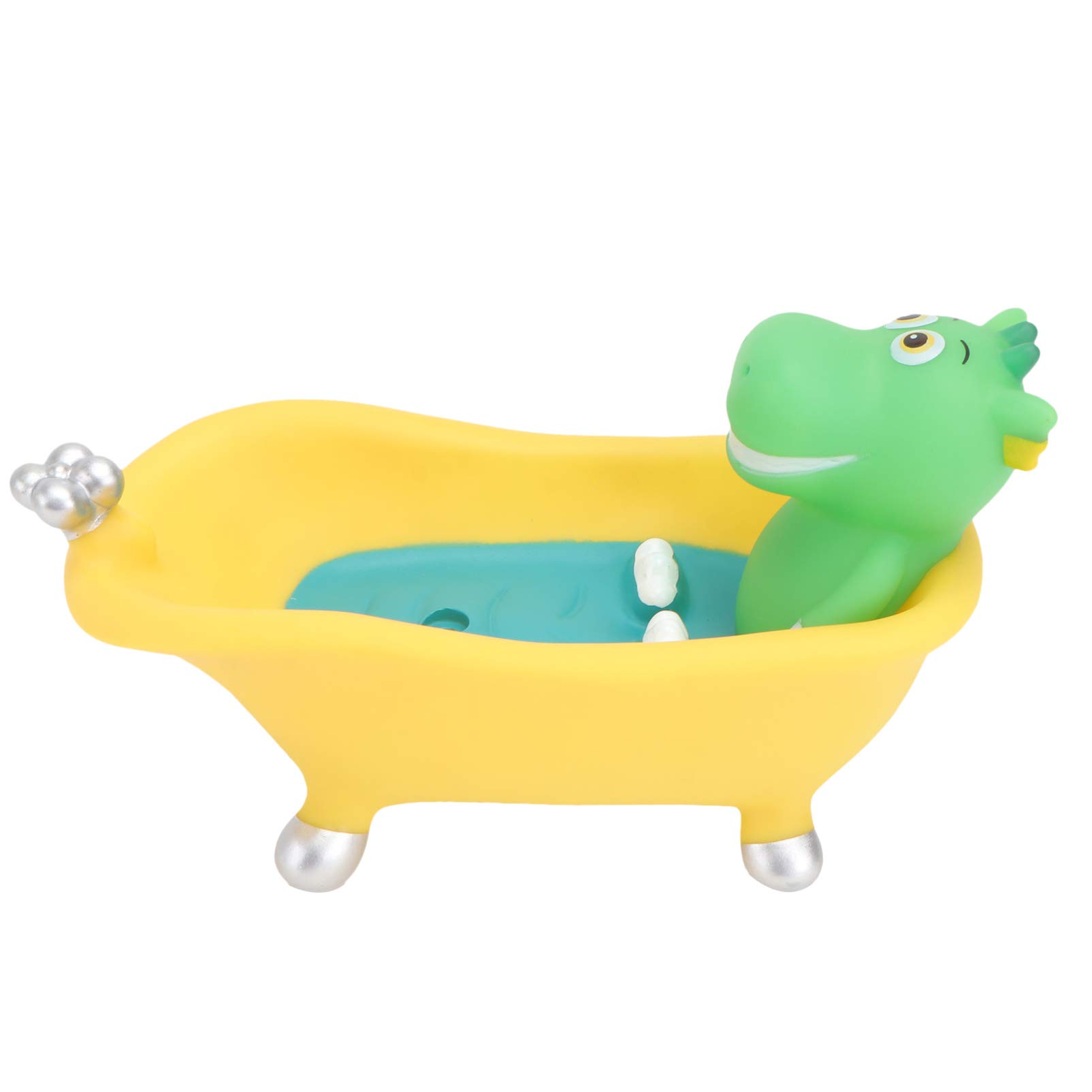 Diyfixlcd Bathtub Soap Dish Holder Cartoon Dinosaur Shower Soap Tray With Drain Soap Saver Soap Holder Drainer For Bathroom Kitchen