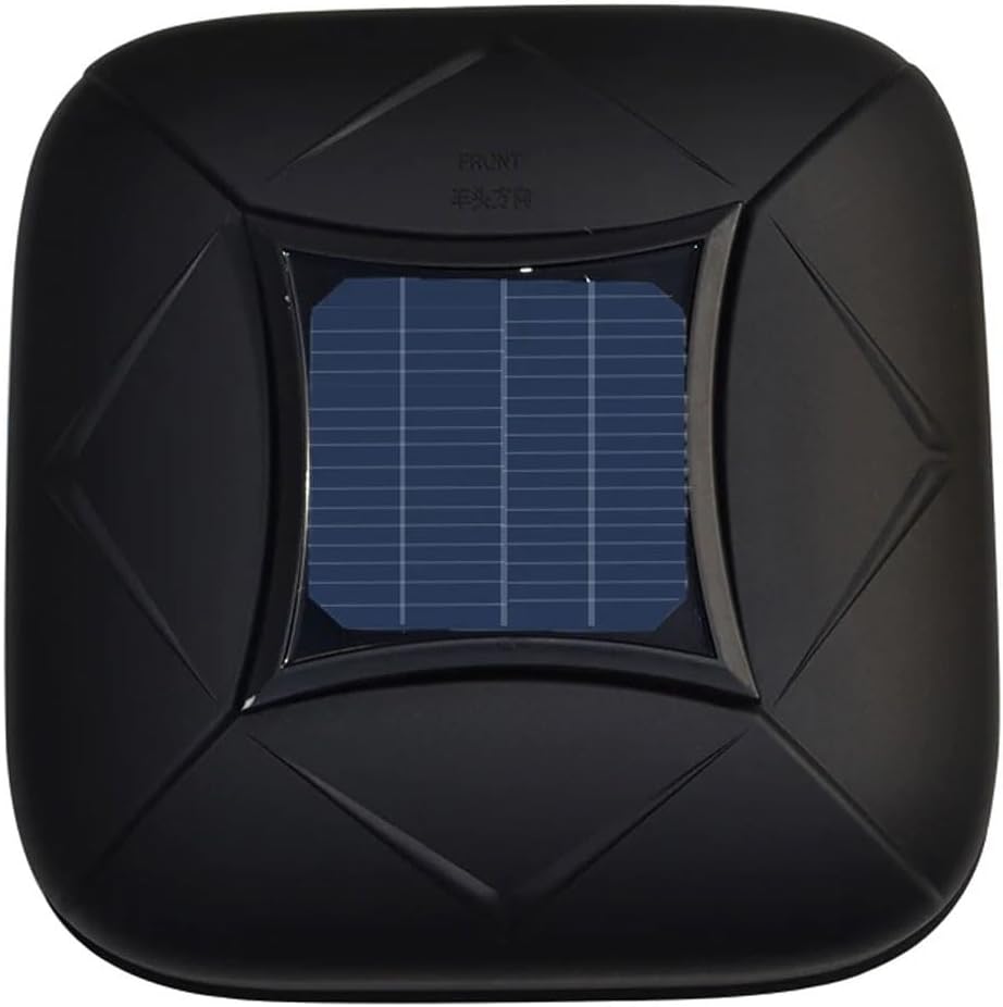 Car Cover with Solar Panel, Remote Control Automatic Car Cover, Smart APP Control, UV Protection in Rainy Sun, Quick and Convenient to Protect Car, Universal Fit for Sedan, MPV, SUV (Color : Black)