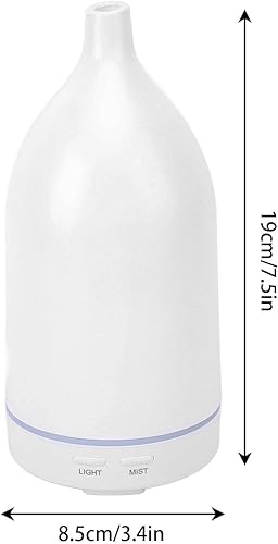 Miniatura 9 de Humidificador difusor de aceite esencial, difusor de aromaterapia de niebla grande de 3.7 fl oz con temporizador inteligente, silencioso para