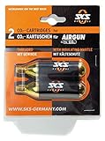 Ersatzkartuschenset SKS Air Gun 2 Kartuschen,á 16g auf Karte,mit Gewinde