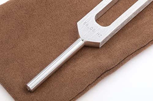 Low Om 68.05 Hz Weighted Tuning Fork For Healing By Omnivos Earth Frequency For Relaxation, Meditation And Reducing Stress, Machined Not Molded And Made In The Usa #TOP1