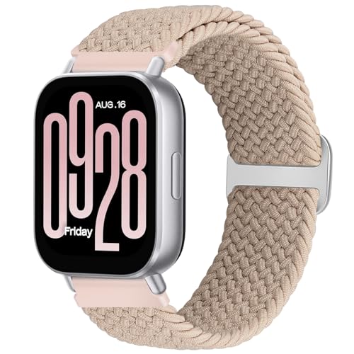 [Bcuckood] �҂ݍ��ݘr���v�o���h Redmi Watch 5 Active/Redmi Watch 5 Lite�Ή� 22mm �N�C�b�N�����[�X �\�����[�v ���߉\ �L�k���i�C���� �X�|�[�c�o���h Redmi Watch 5 Active/Wa