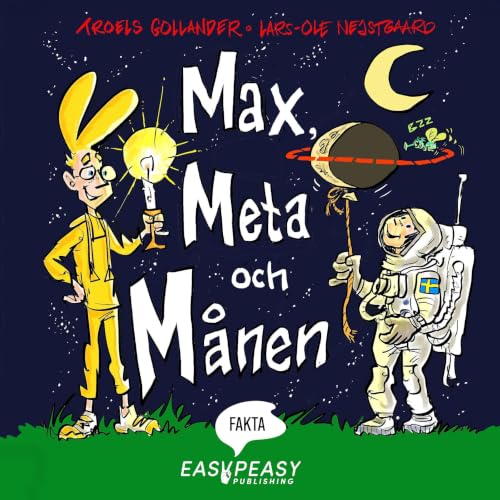 Diseño de la portada del título Max, Meta och M&aring;nen
