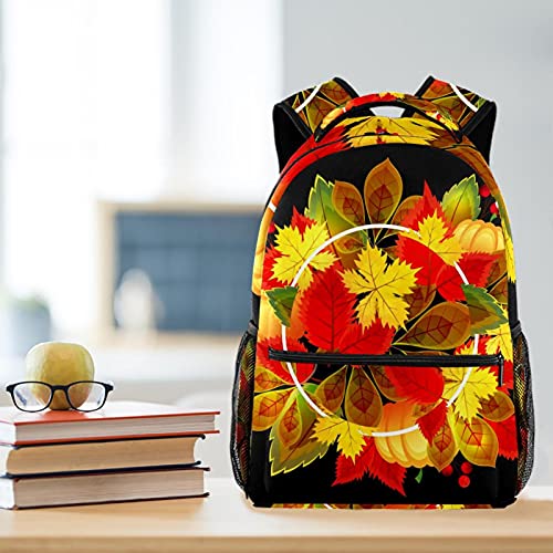 Sac à dos décontracté homme noir multicolore imprimé automne - 6