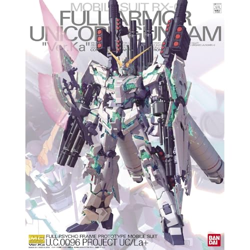 BANDAI Spirits( ) MG Mobile Suit Gundam UC Full Armor Unicorn Gundam Ver. Ka 1/100 Scale Color Coded Plastic Model