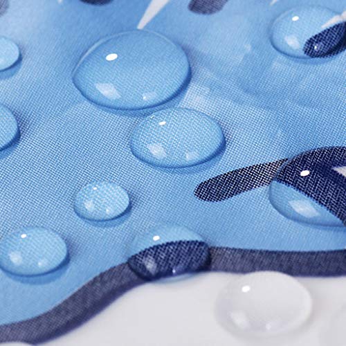 Rideau de douche rideau de douche tissu blanc imperméable 150 * 180cm - 5