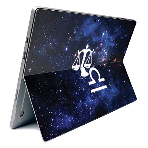 Image of MightySkins Carbon Fiber Skin for Microsoft Surface Pro 7 - Libra | Textured Carbon Fiber Finish | Easy to Apply, Remove, and Change Styles | Made in The USA