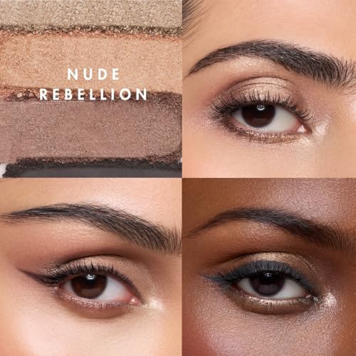 Image of HYUE AmplifEYE Eyeshadow Palette - 6 Shades |Nude Rebellion| Highly Pigmented Shades | Matte, Metallic, Satin & Foil | Long Lasting | Smooth Blendable Texture | All Skin Types