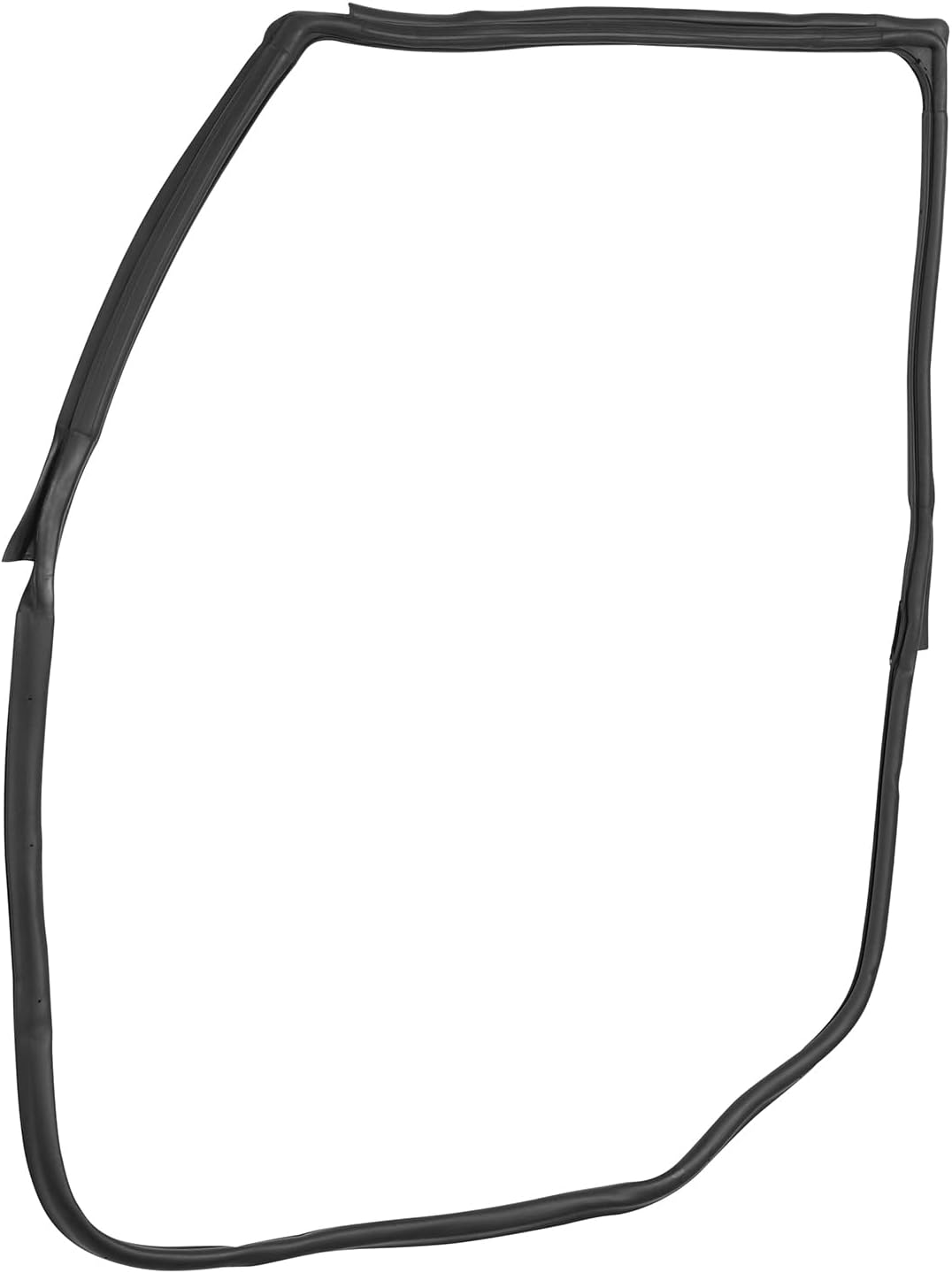 Hooke Road Front Full Door Weatherstrip Seal Right Passenger Side for 2007-2018 Jeep Wrangler JK, Rubber Sealing Strip OEM Replacement 55395274AW