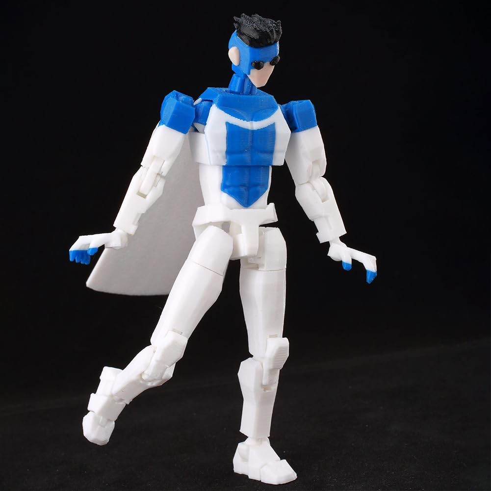 Mark Grayson ruchoma figurka z wieloma przegubami - 3D drukowane wieloprzegubowe figurki Mark Grayson Super Statuetta z wymiennymi akcesoriami Figurka kolekcjonerska 13,5CM