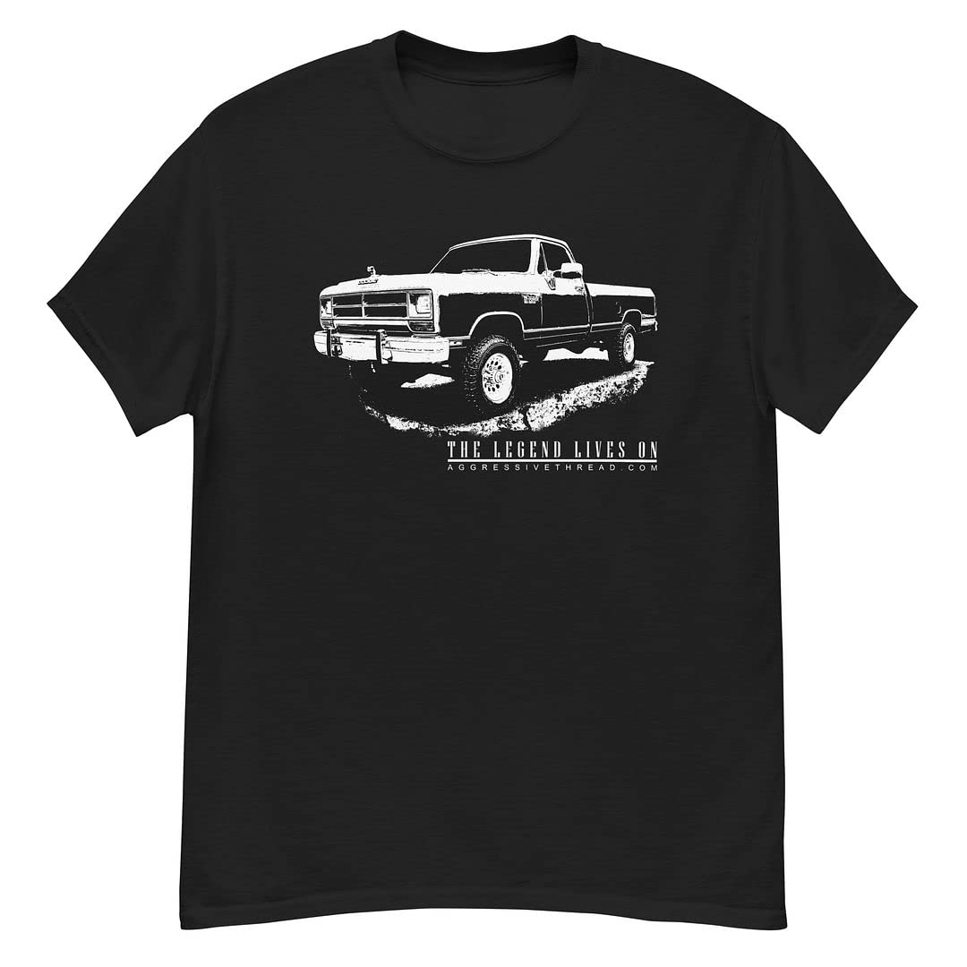 First Gen Truck T-Shirt Mens The Legend Lives On Shirt with Classic Pickup
