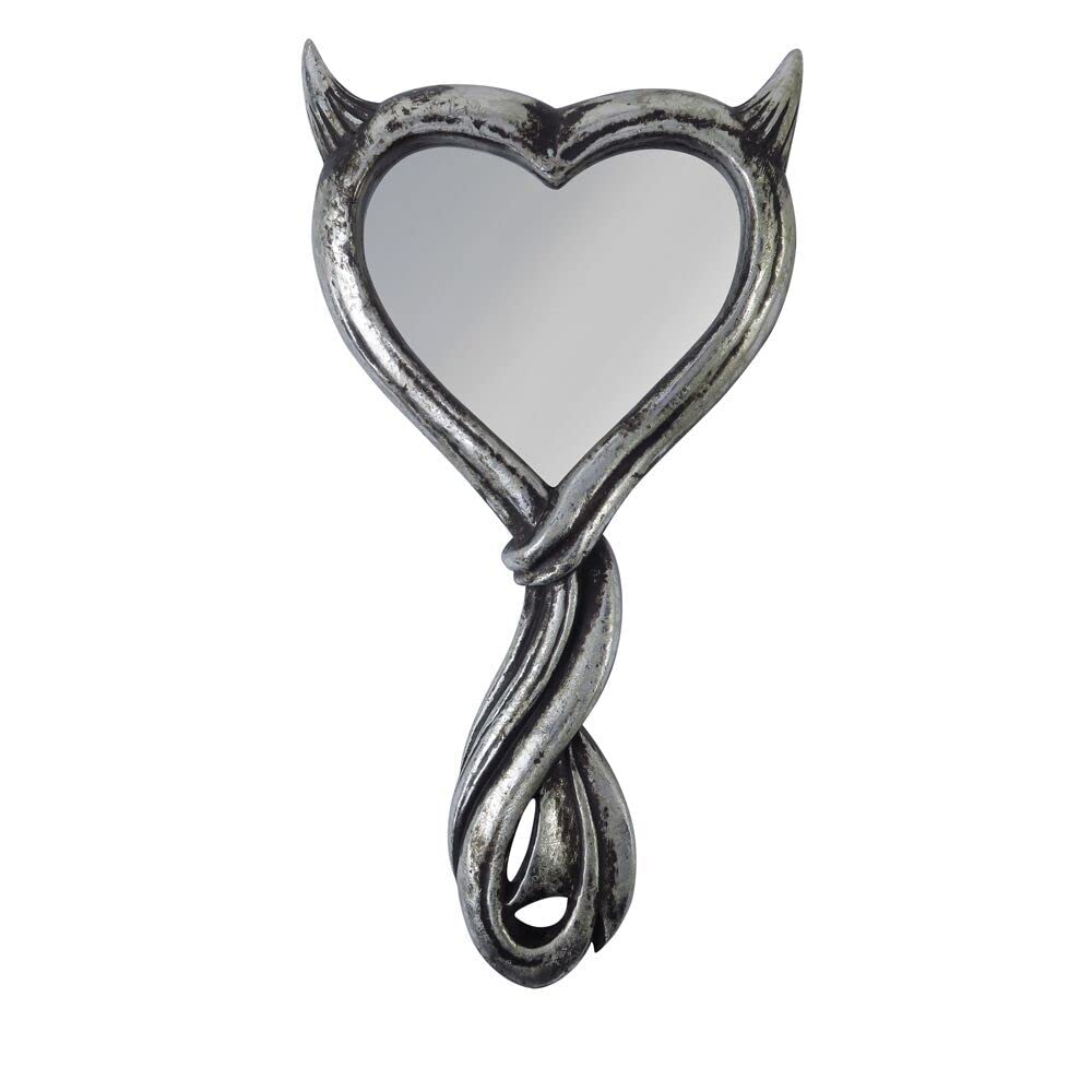 Miroir à Main Devil's Heart Alchemy pour coiffeuse rétro et chambre gothique